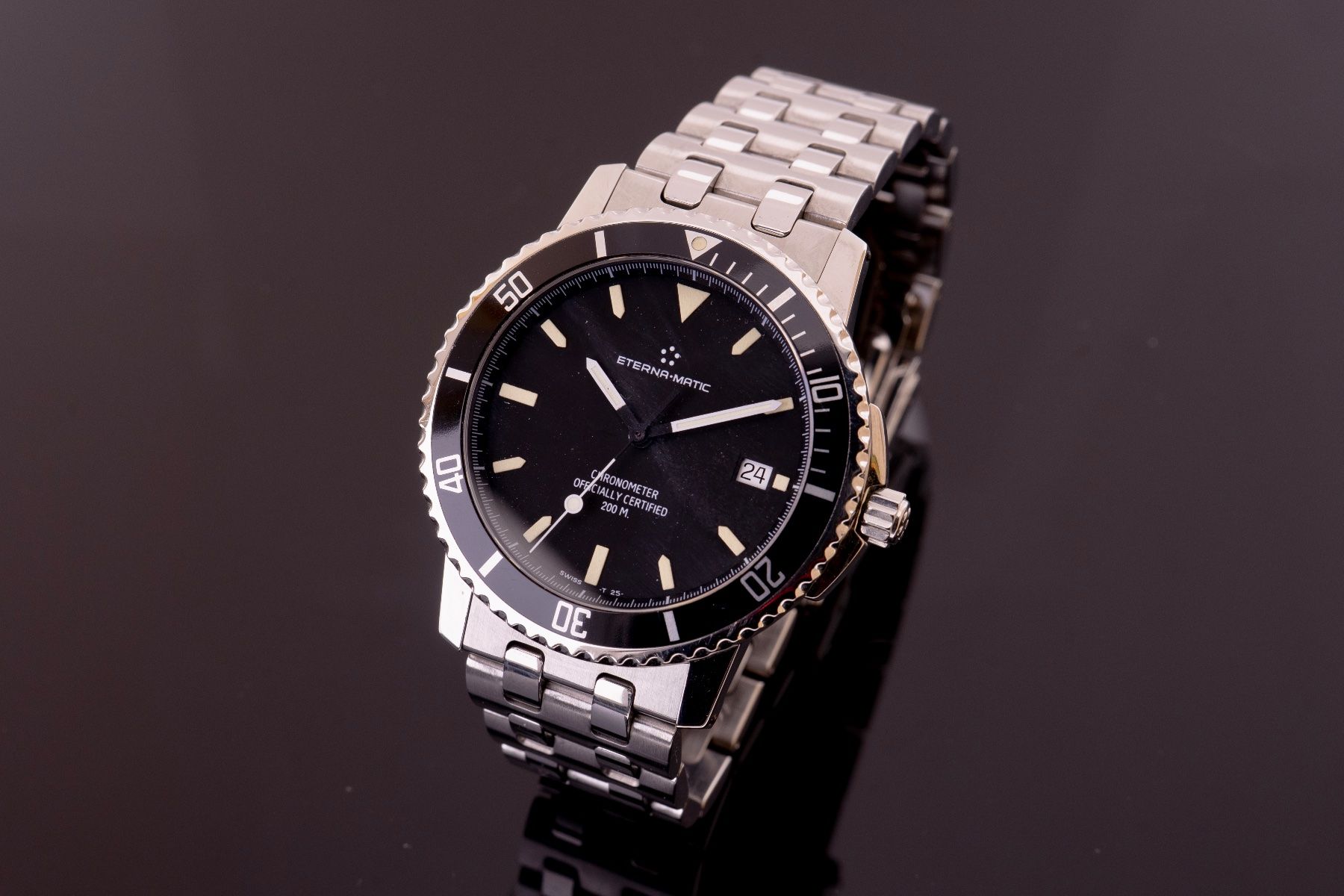Eterna Uhren: Eterna-Matic Kontiki Diver Chronometer Ref. 1400.41 – Gebraucht aus Bülach von M.RothUhrenatelier 6