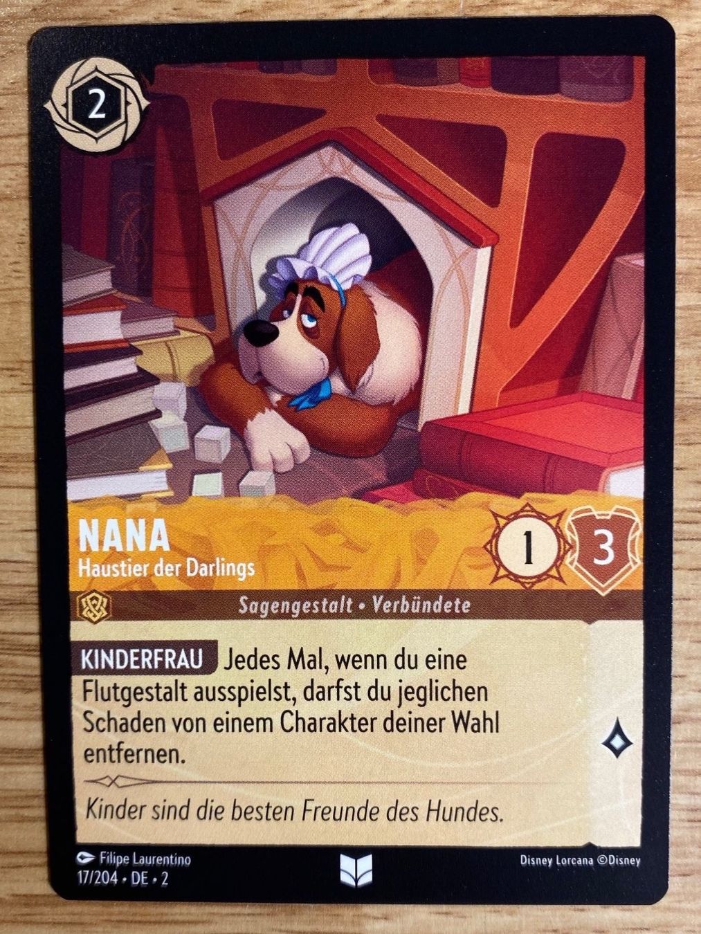 Disney Carte collezionabili: Nana DE 17 Disney Lorcana 2 Peter Pan – Nuovo (secondo la descrizione) da Rafz venduto da SaintCruz