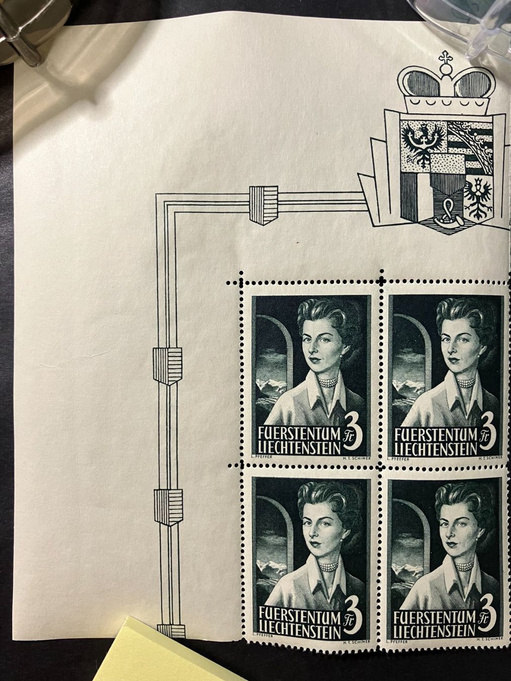 Tutti i francobolli: 1955, Mi 332-33, **, 2.-- + 3.--, KP 800.-- – Usato da Würenlos venduto da Eulenpostuhu 1