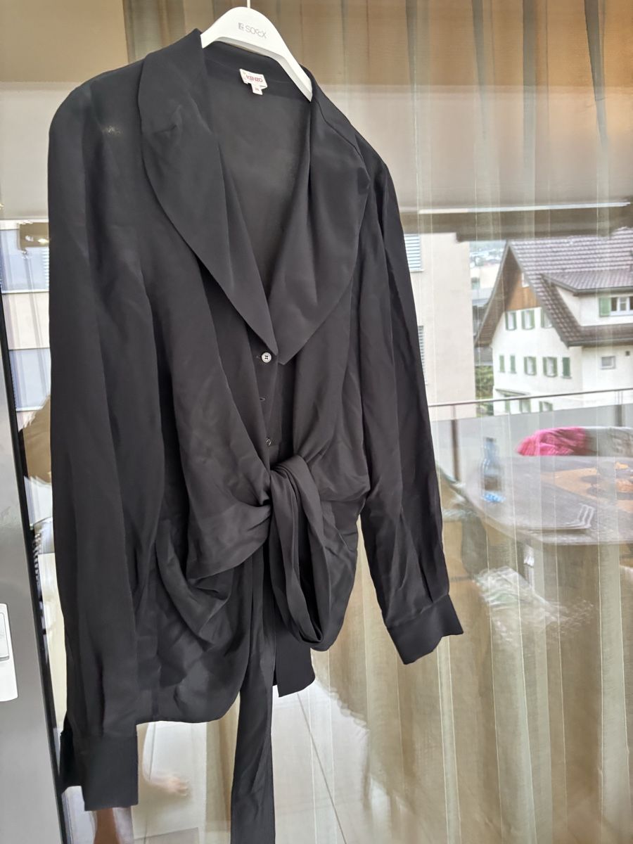 Kenzo Camicette: Damen Bluse Kenzo Schwarz Groesse 38  – Usato da Schattdorf venduto da natakara 1