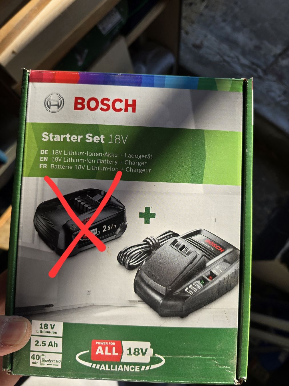 Bosch Caricatori & Batterie: Bosch 18V Ladegerät – Nuovo e nell'imballaggio originale da Wimmis venduto da Manolo_Solo