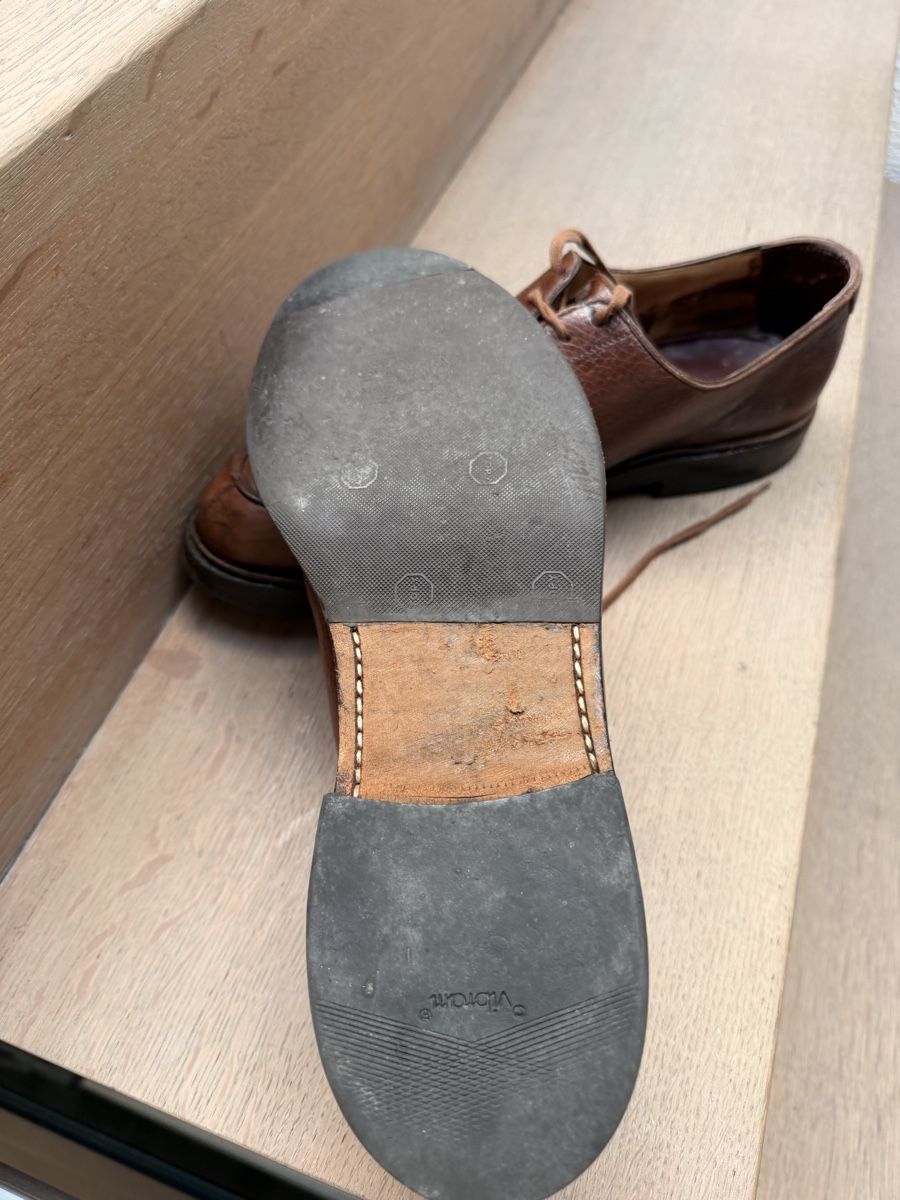Chaussures hommes: Ed-Meier Herren  Norweger, braun Grösse 43 – D'occasion à Oberwil b. Zug par hallihallo12 2