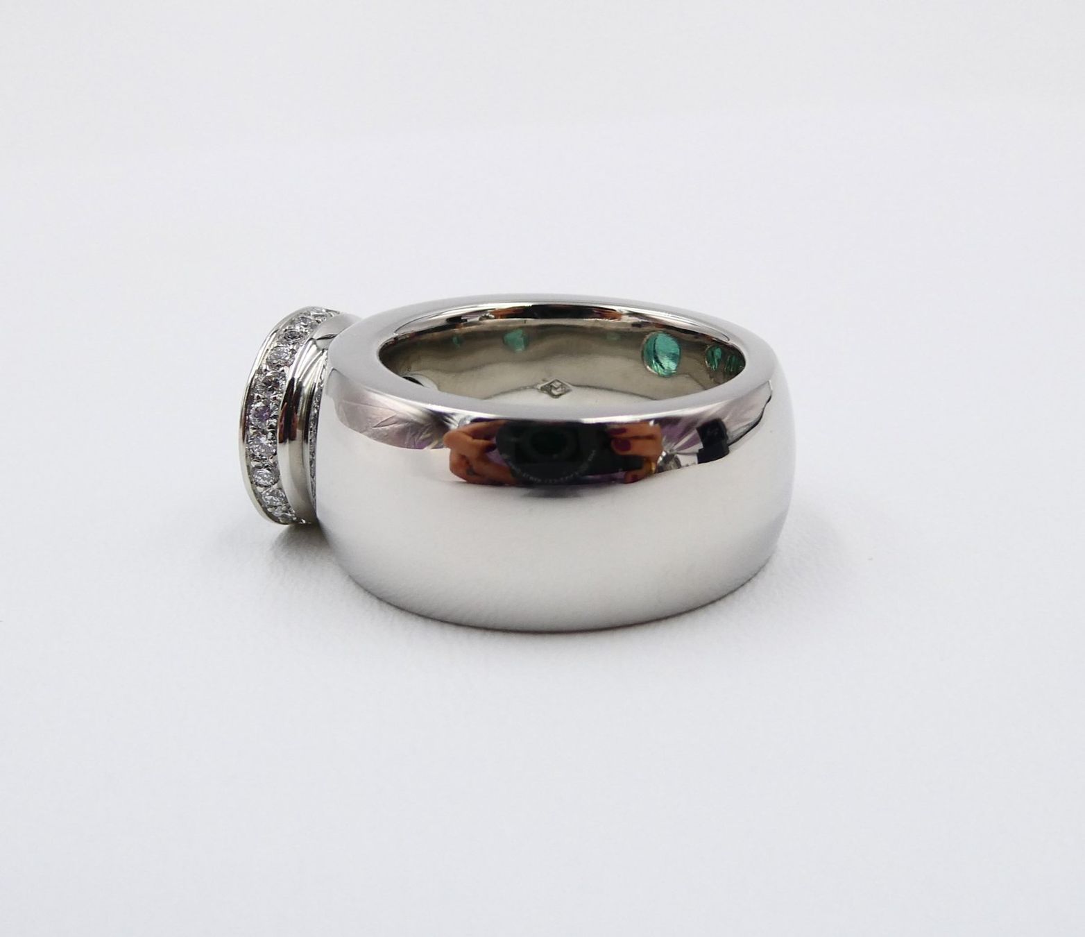 Ringe: JOCHEN POHL TURMALIN RING IN PLATIN MIT DIAMANTEN – Gebraucht aus Luzern von EdiGem 3