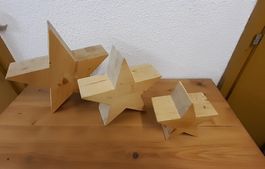 Holzstern (gross), Durchmesser 34cm