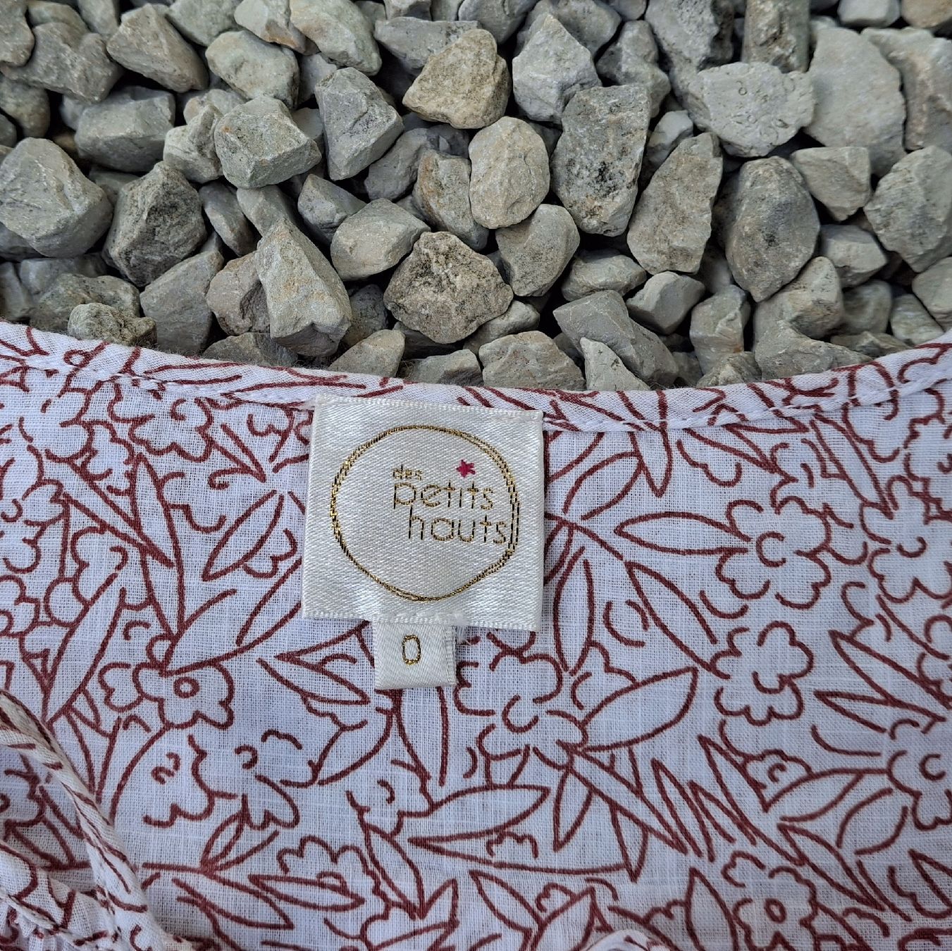 Des Petits Hauts Camicette: Des Petits Hauts Bluse,  rotweiss gemustert, one Size – Nuovo (secondo la descrizione) da Büren an der Aare venduto da Regiso 3