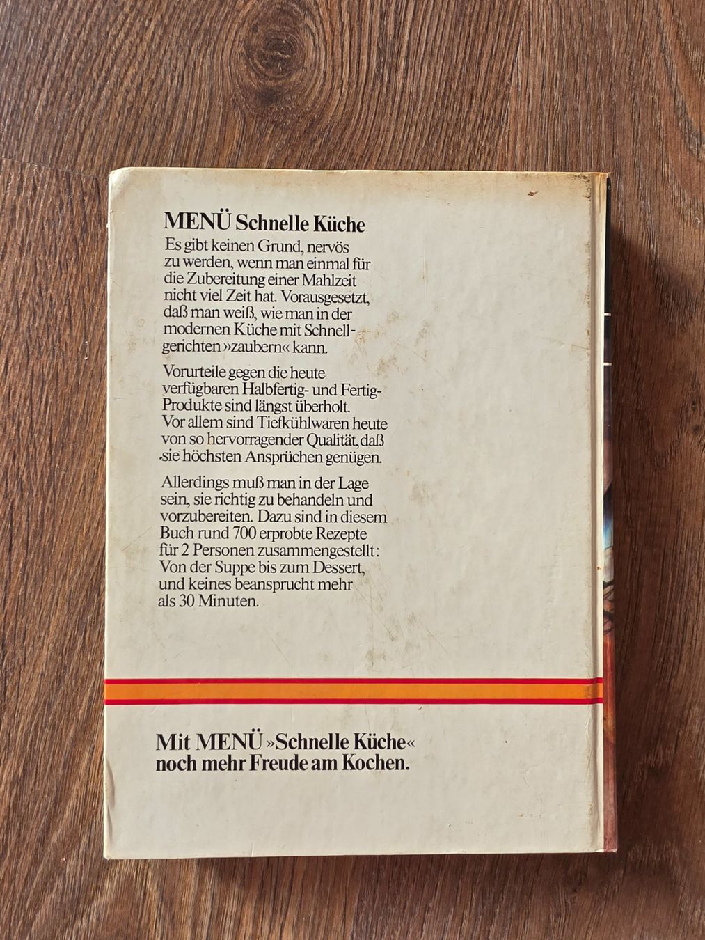 Libri: Kochbuch: Menü "Schnelle Küche" – Usato da Nebikon venduto da Japostyle 3