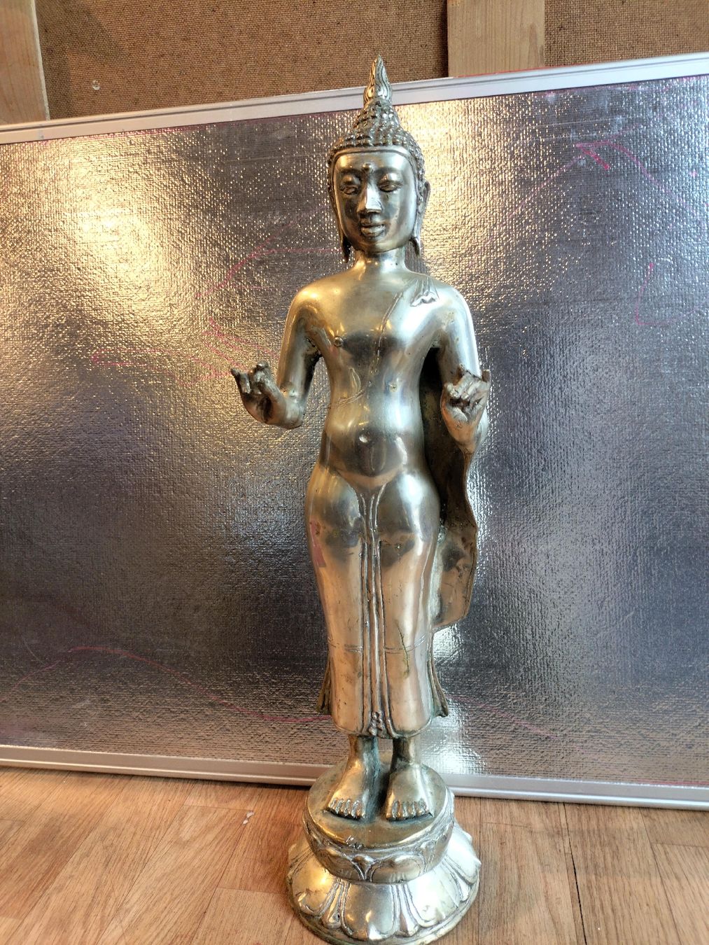 Figuren: Standing Buddha statue – Gebraucht aus Zwingen von inf_2blh 4