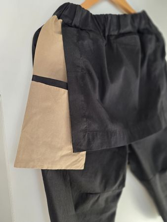 Designer Kurze Stoffhose Gr. S