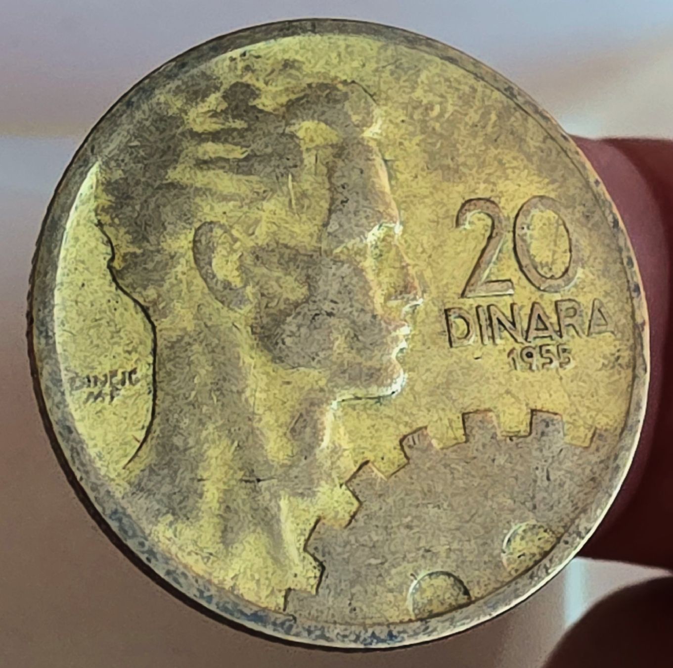 Tutti le monete: JUGOSLAWIEN 20 DINARA 1955 – Usato da winterthur venduto da CoinPassion
