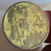 JUGOSLAWIEN 20 DINARA 1955