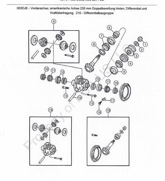 Dodge Tutti pezzi di ricambio auto: Kegel-Tellerrad-Satz Dodge RAM3500 6.7TD – Nuovo e nell'imballaggio originale da Ruswil venduto da Braketec
