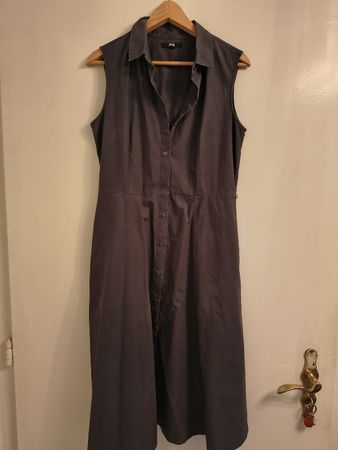 Uniqlo Sommerkleid Grau, Grösse M