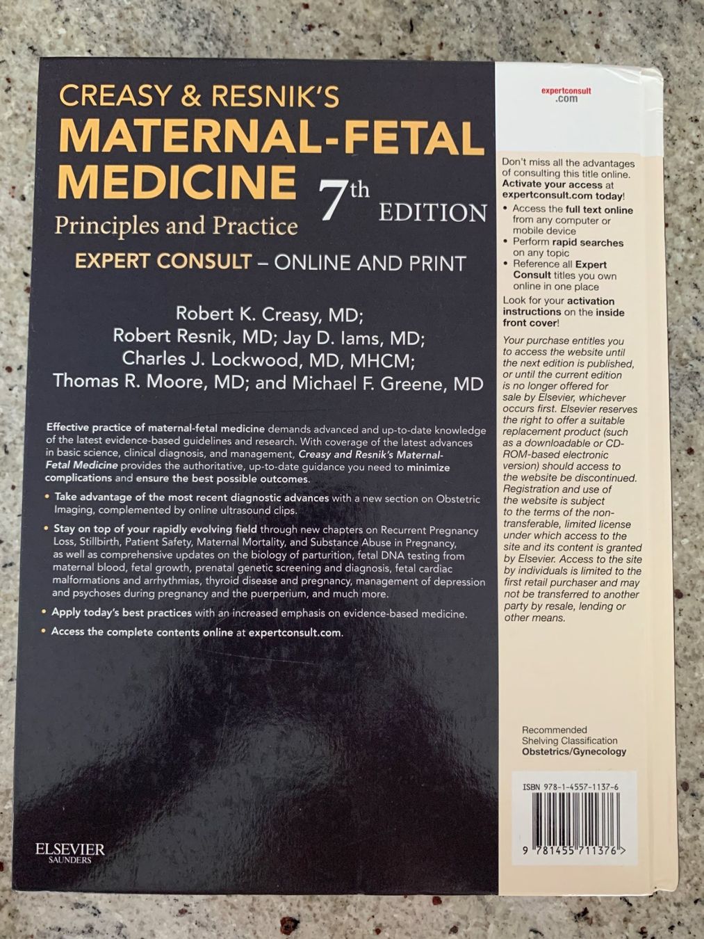Libri: Maternal-Fetal Medicine Principles and Practice 7th ed. – Usato da Genève venduto da sunsustains 2
