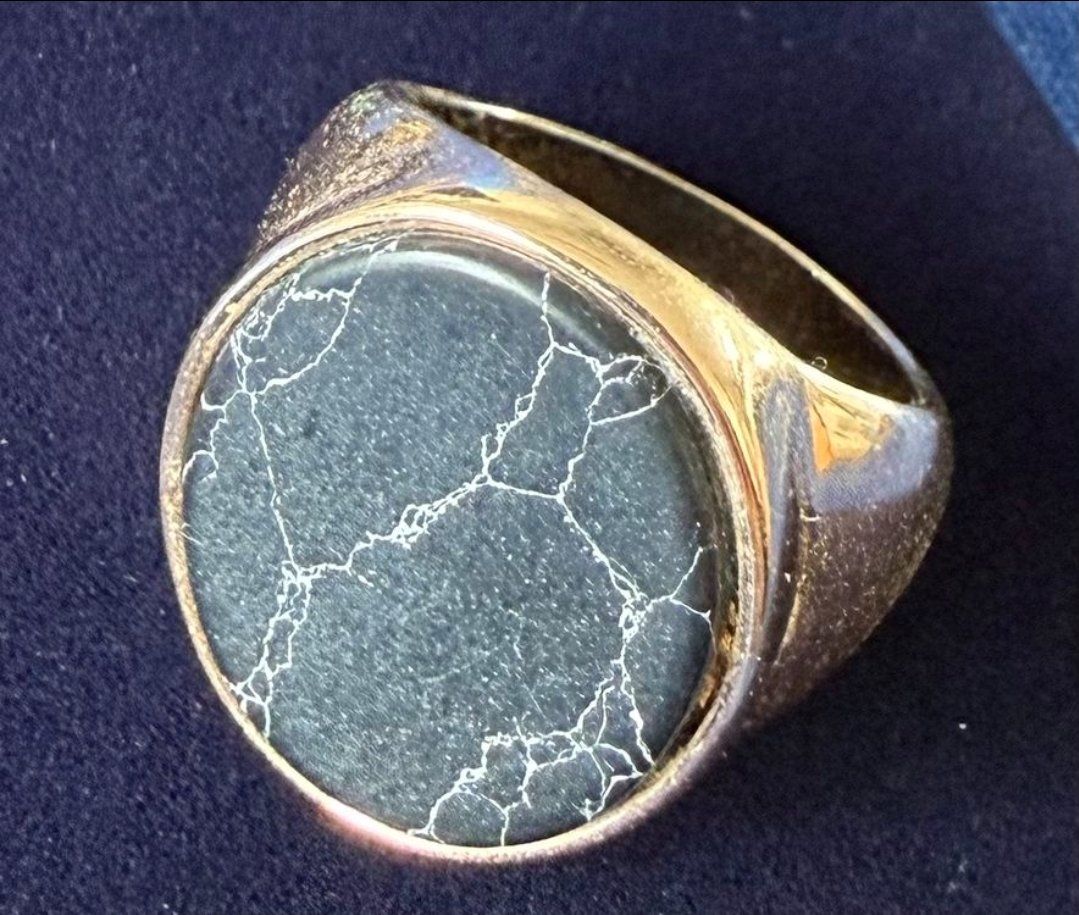 Ringe: Ring, 18 mm mit schwarzem Stein – Gebraucht aus Schaffhausen von DPJ88 1