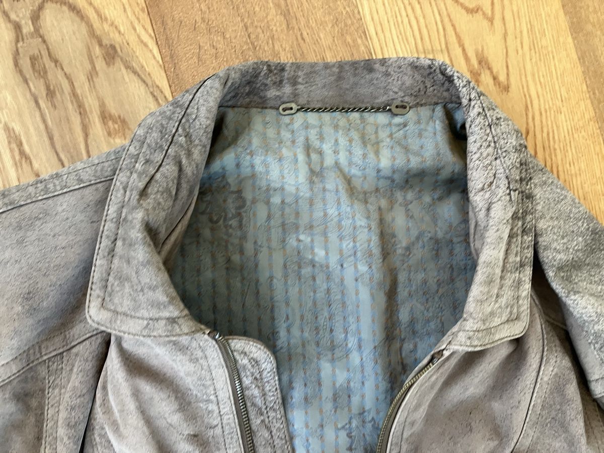 Giacche: Echt Leder Herren Jacke braungrau Gr 50 – Usato da Willisau venduto da son_lq7g 6