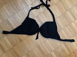 Bikini Oberteil H&M Schwarz Grösse 80C