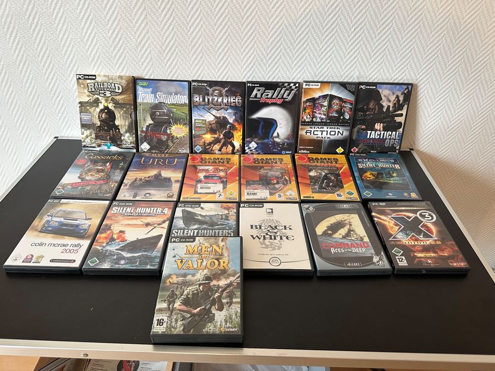 Konvolut alte PC Spiele (Gebraucht) in Amriswil für CHF 20 – mit