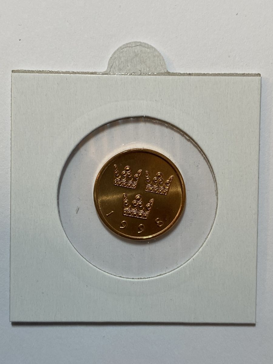 Alle Münzen: Suede - 50 Ōre - 1998 – Gebraucht aus Payerne von Mike1682 1