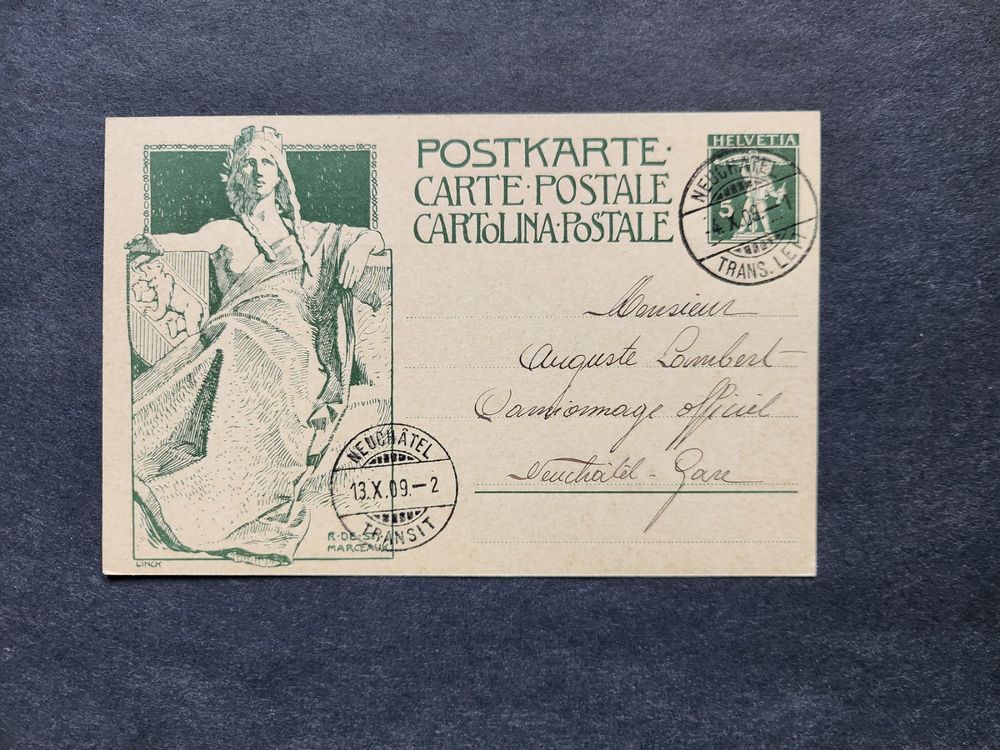 Carte postale de golf du début des années 1900 - carte