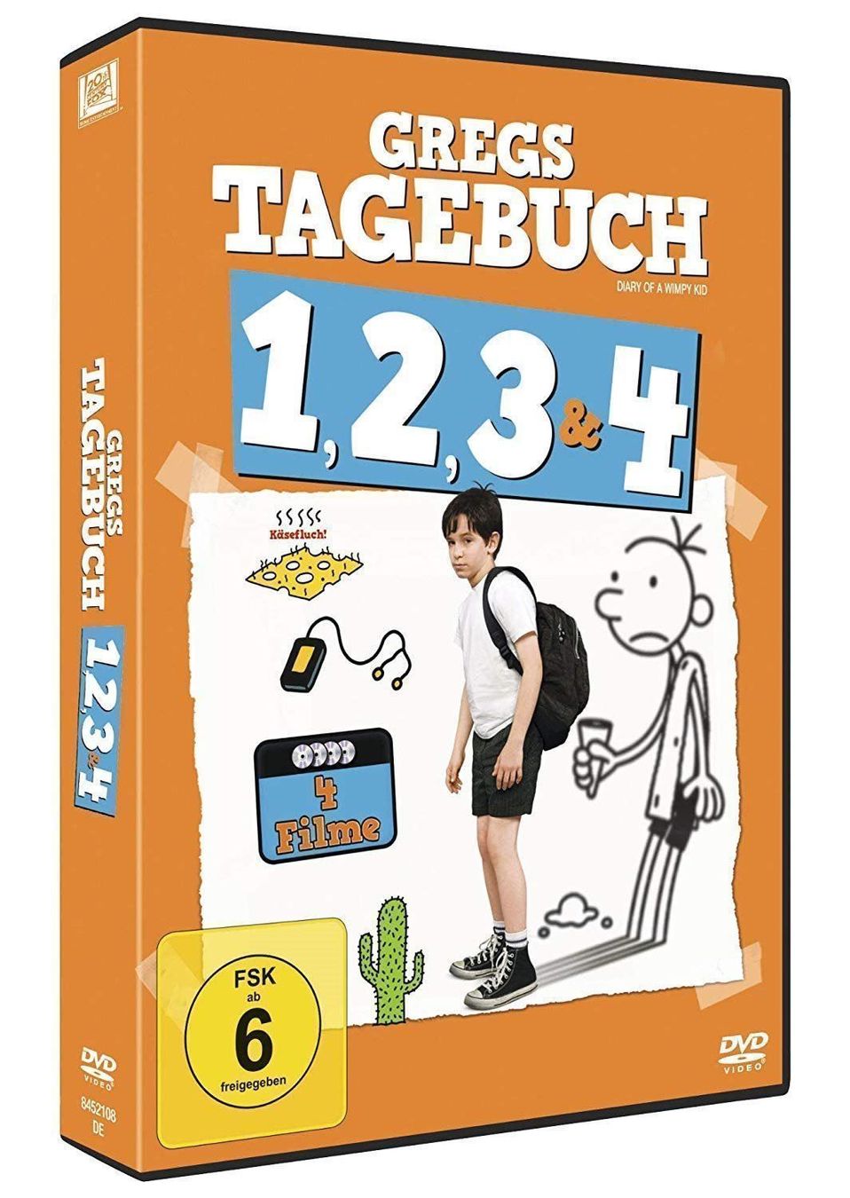 Tutti i DVDs: Gregs Tagebuch 1, 2, 3 & 4 (DVD) – Nuovo e nell'imballaggio originale da Eschen venduto da 33shaggy33
