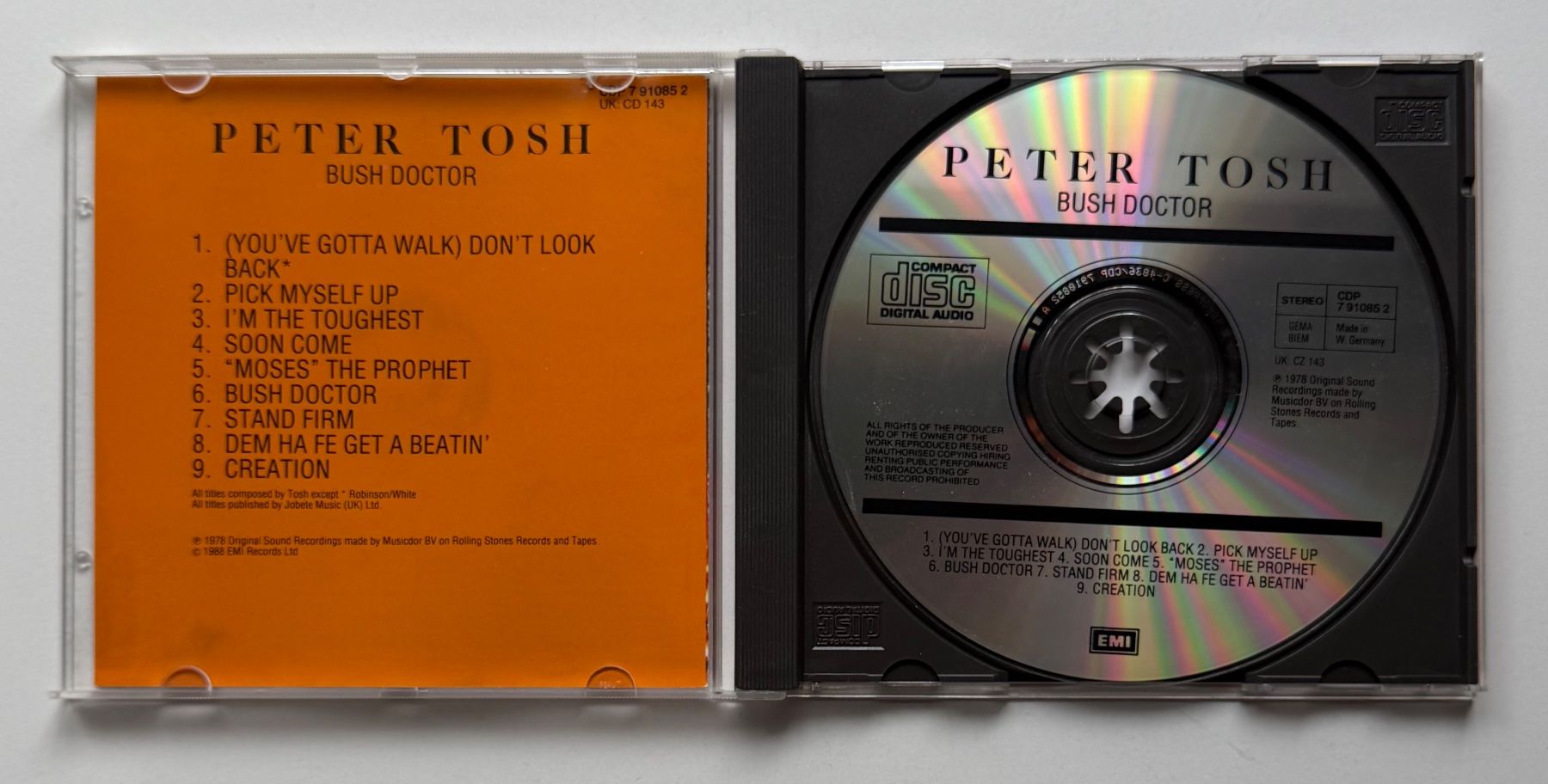 CD: Peter Tosh / Bush Doctor – Usato da Näfels venduto da rottabi 2