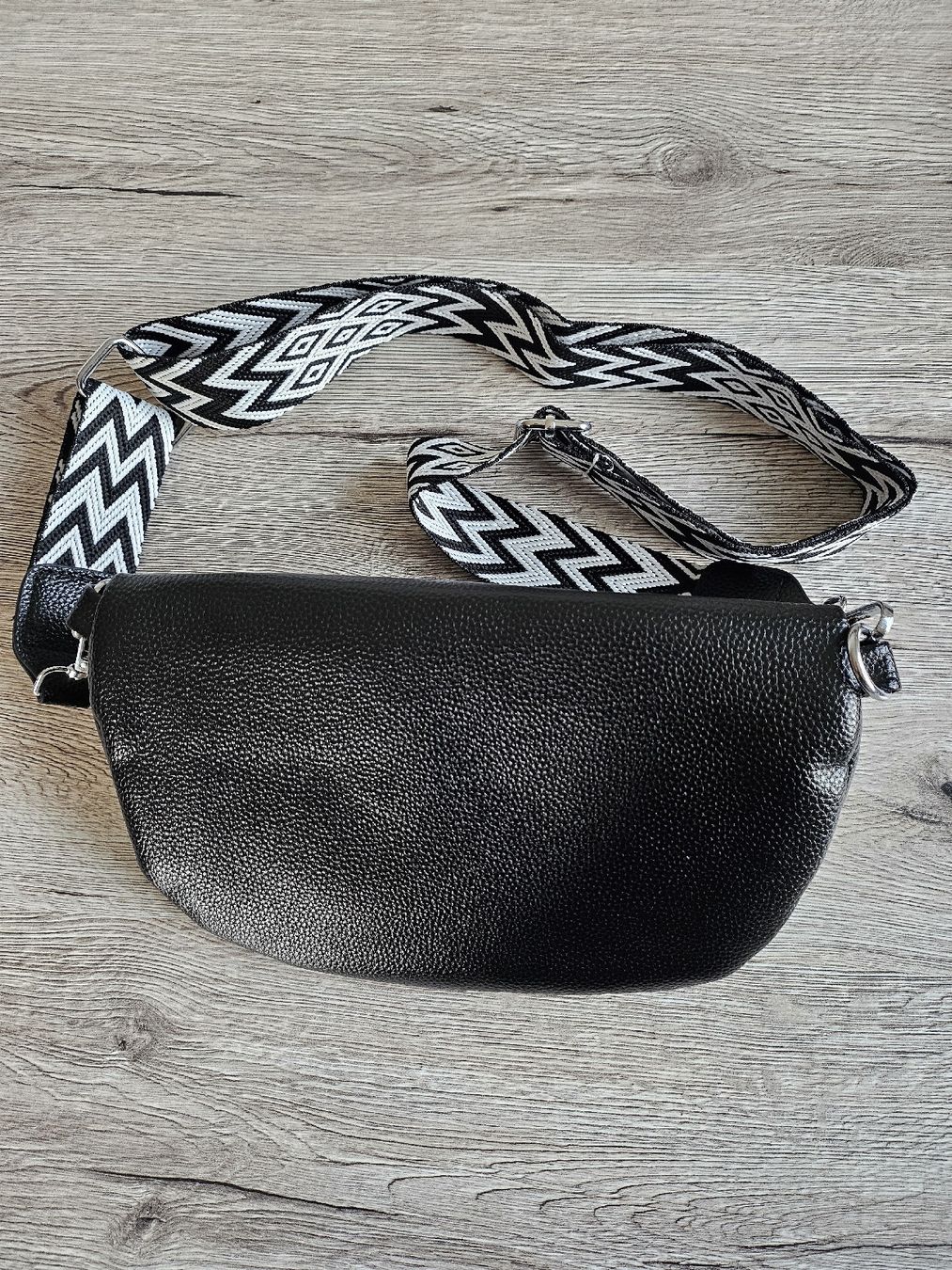 Borse da donna: Trendige, schwarze Handtasche, neu! – Nuovo e nell'imballaggio originale da Hunzenschwil venduto da nudget 3