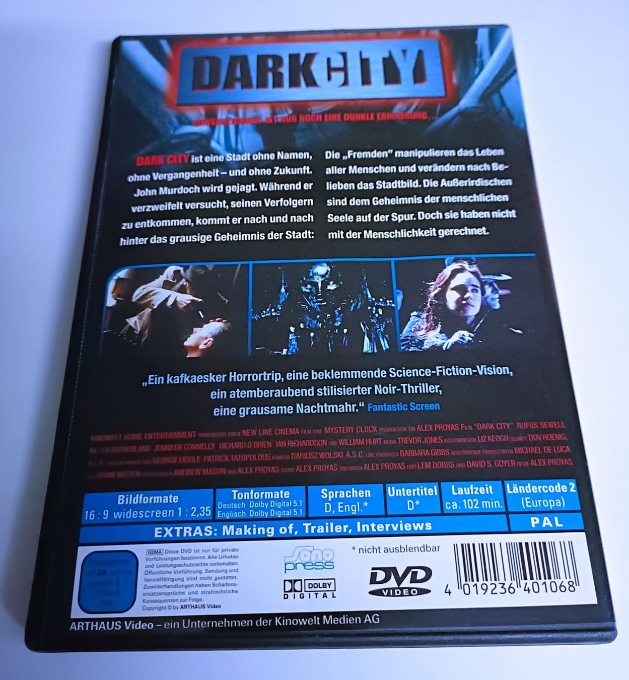 Tutti i DVDs: Dark City (DVD) – Usato da Köniz venduto da Movieportal007 1