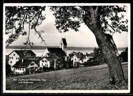 AK Wolfhalden /App., Ortsansicht mit Bodensee