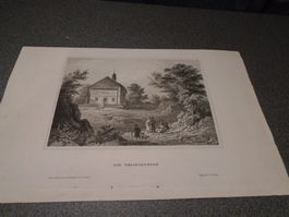 Bild Die Tellscapelle, schwarz/weiss