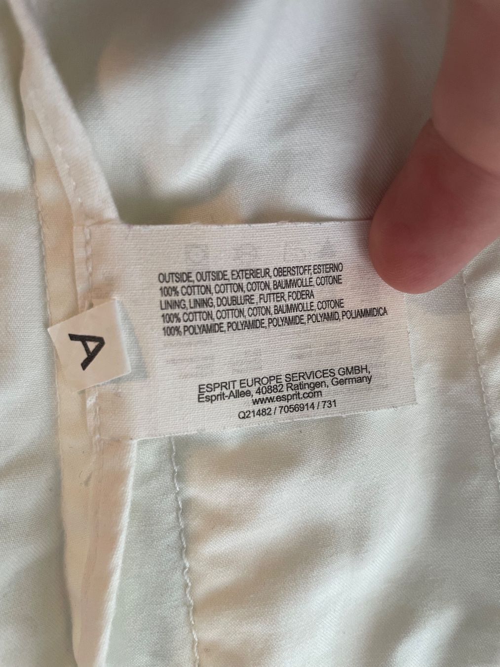 Esprit Giacche: Weisse Jacke Esprit (Blazer) – Usato da Wädenswil venduto da stg_9zfm 2