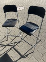 2 Barhocker Klappstühle IKEA schwarz