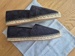 Brunello Cucinelli Espadrilles cuir P 41.5 NEUVES etiq.