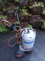 Unkrautabbrenner Gasbrenner mobil dank handlicher Rollwagen