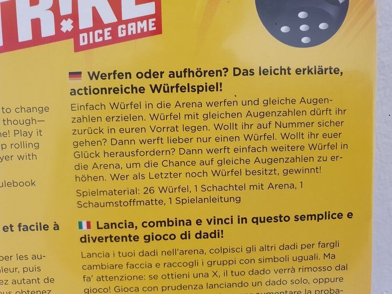 Ravensburger Giochi: Neu - Ravensburger - Strike – Nuovo e nell'imballaggio originale da Dagmersellen venduto da Jarsetz_Restposten 2
