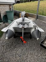 Schlauchboot mit Torqeedo 2.Akku mit Trailer u MFK