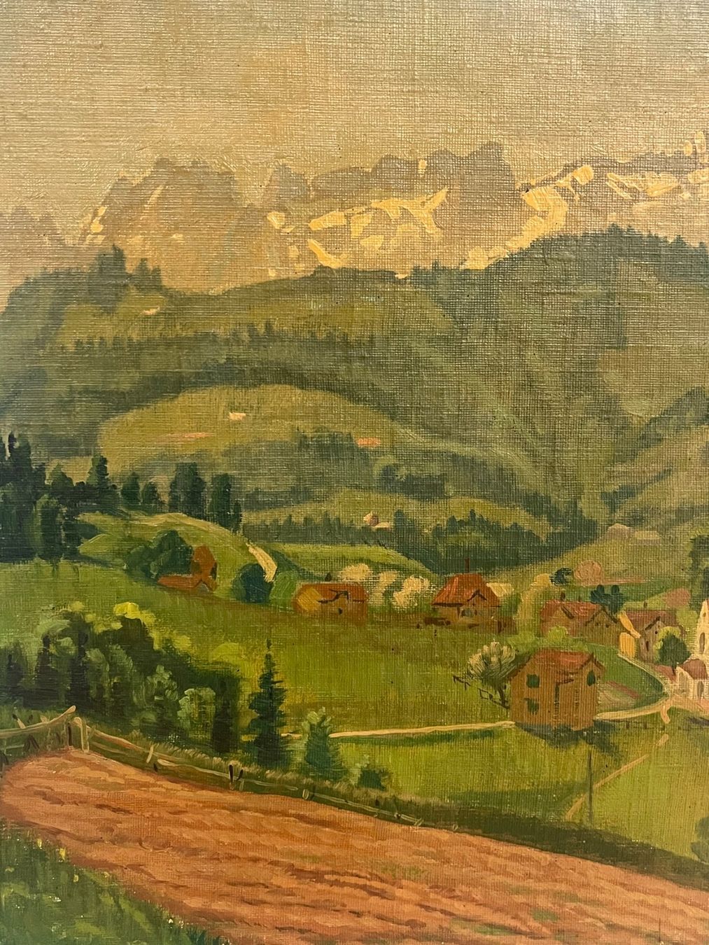 Gemälde: Wunderschön Gemälde Appenzeller A. Wyss 1947 – Gebraucht aus Basel von Kaffee_und_Kunst 1