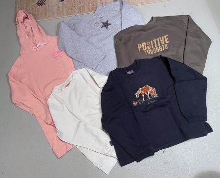 stylische Sweat-Oberteile Gr. 152