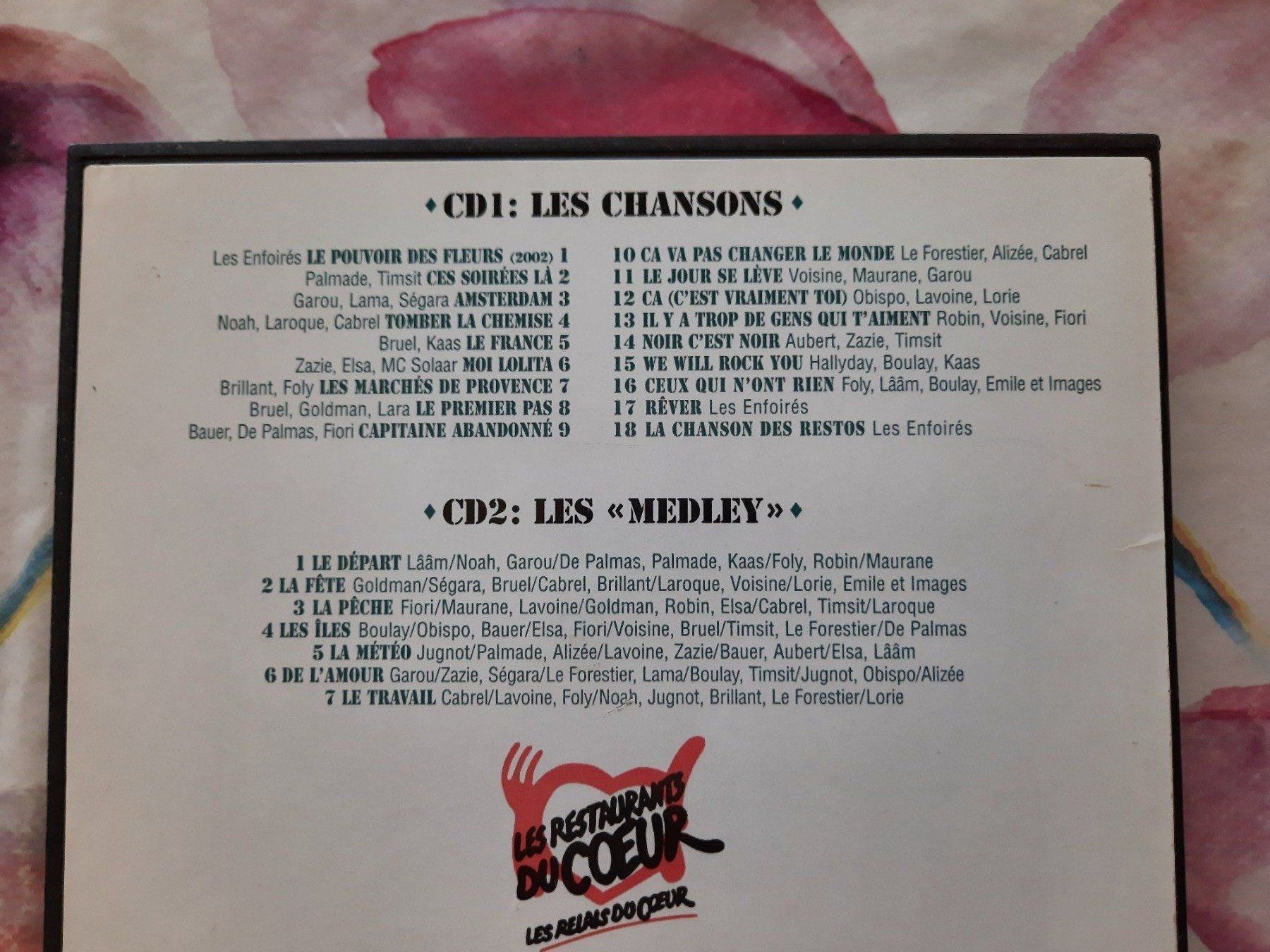 CDs: CD Les Enfoirés 2002 – D'occasion à Pully par bro_n52j 2
