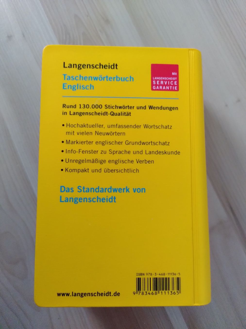 Bücher: LANGENSCHEIDT TASCHENWÖRTERBUCH ENGLISCH – Gebraucht aus Brugg AG von olamim 1