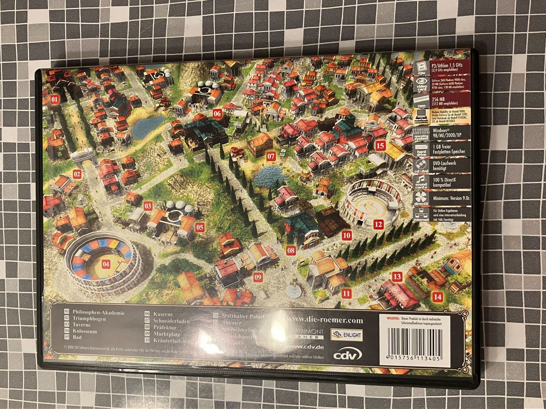 Giochi: Die Römer - PC (2006, deutsch) – Usato da Winkel venduto da Asdas87 1