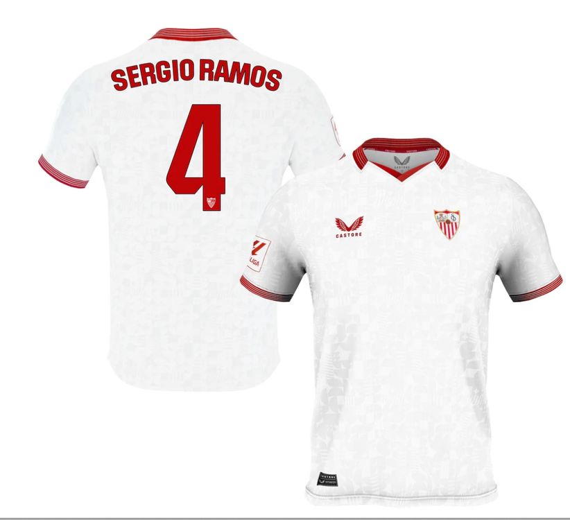 SEVILLA FC Home Trikot SERGIO RAMOS 4 2023/2024 / XL