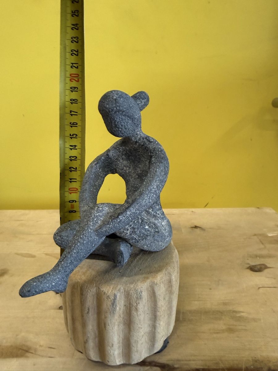 Statuette: Dekorative Steinfigur, Handarbeit – Usato da Strengelbach venduto da RaenAntikDesign 6
