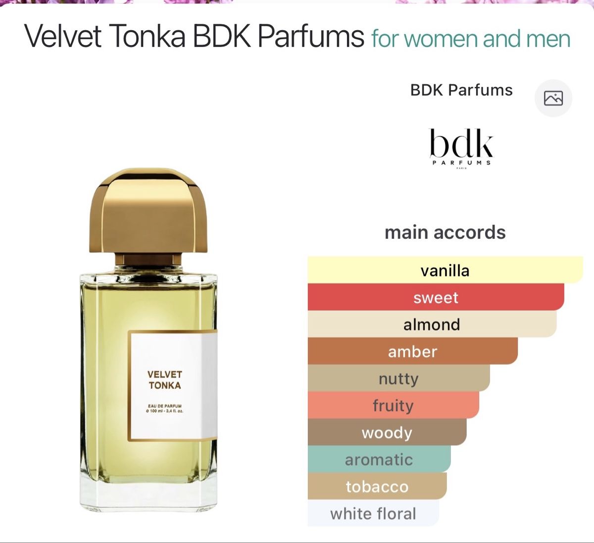 Profumi & Eau de Toilette: BDK Velvet Tonka – Nuovo (secondo la descrizione) da Winterthur venduto da Selinnn 2