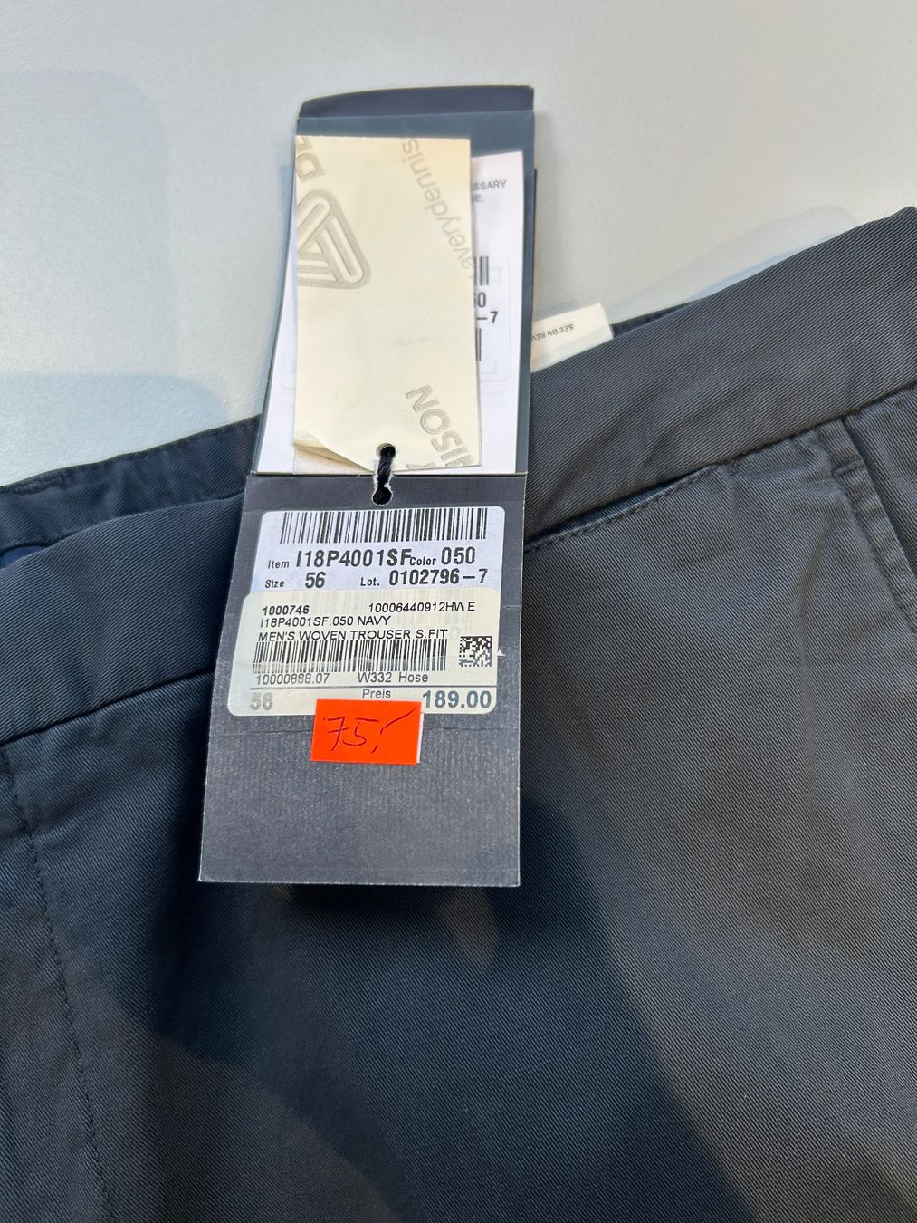 Paul & Shark Pantaloni: Paul & Shark Hose ocean blu, Gr. 48, neu – Nuovo e nell'imballaggio originale da Glattpark(Opfikon) venduto da Cmberger 5