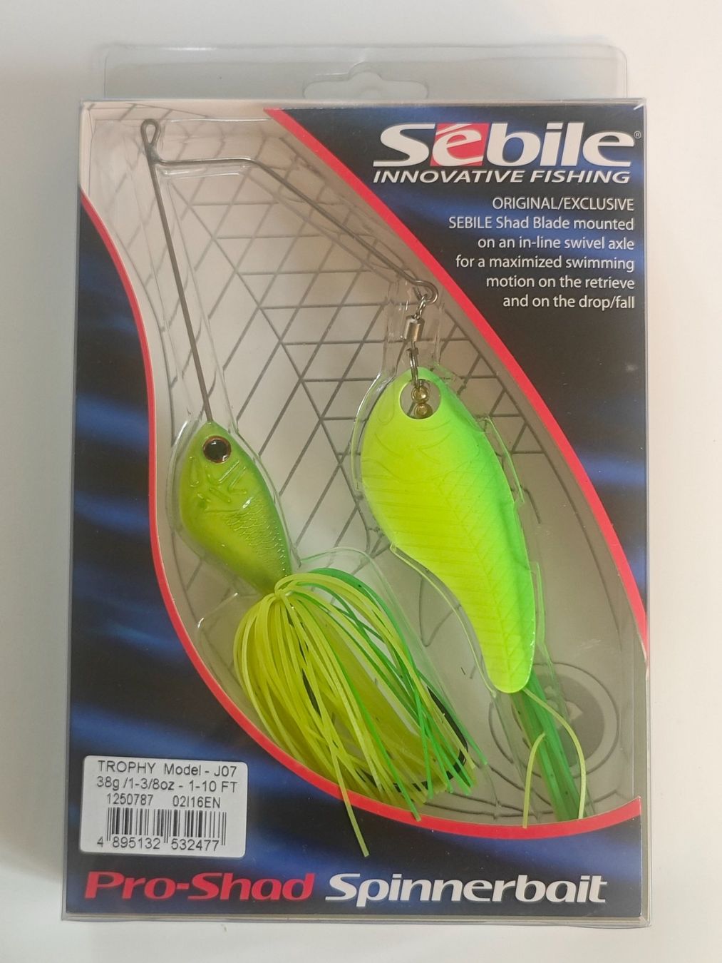 Köder: Sebile Pro-Shad Spinnerbait TROPHY J07 38g – Neu und originalverpackt aus Bühler von Idre2017