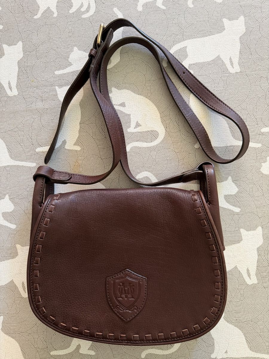 Massimo Dutti Borse da donna: Braune Leder Umhänge Tasche von Massimo Dutti – Nuovo e nell'imballaggio originale da Buchs AG venduto da wilpena 1