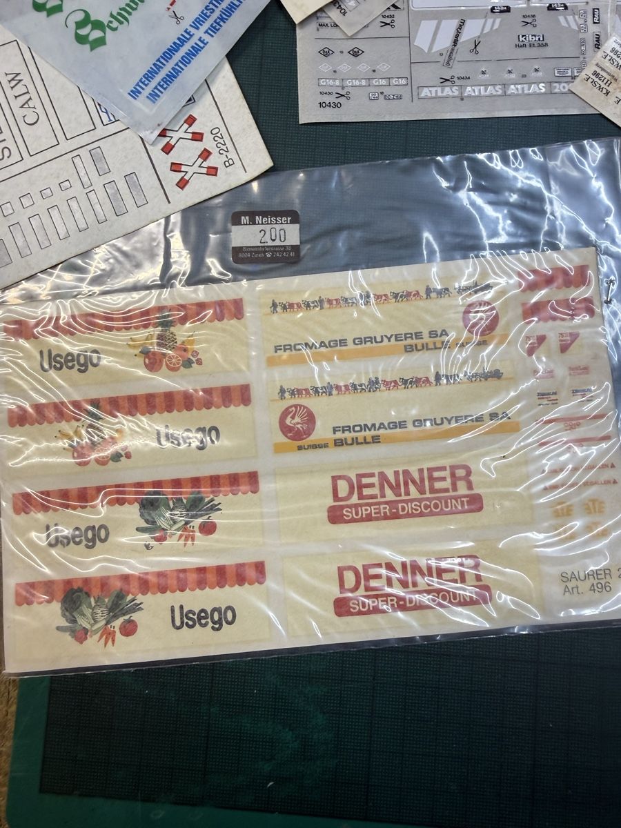 Sticker: Modellbau Abziehbilder div. Marken,  – Usato da Russikon venduto da Danielr5310 2