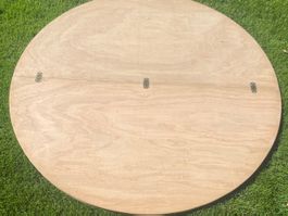 Runde Tischerweiterungsplatte Ø 140cm klappbar