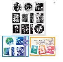 Neues, grosses  Set  Motivstempel floral