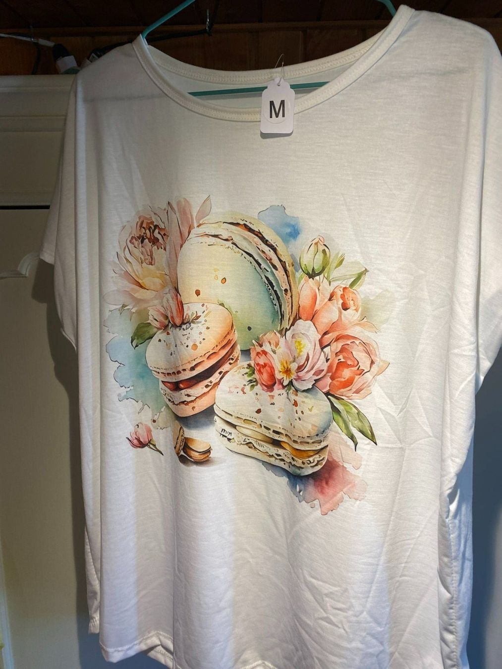 T-shirt: DAMEN KURZARM SHIRT MACARONS – Nuovo e nell'imballaggio originale da Meienried venduto da ManuelaBoutique 3